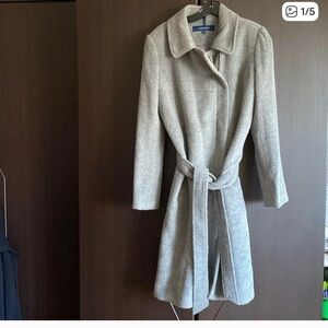 NWT NWT COLE HAAN alpaca wool coat size 4